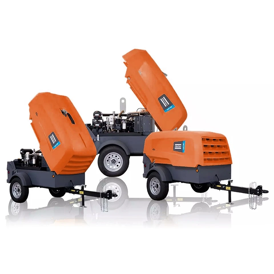Atlas Copco Mobile Small Trawable Compressors Luchtcompressor te koop