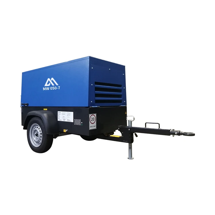Diesel mobiele schroefluchtcompressor